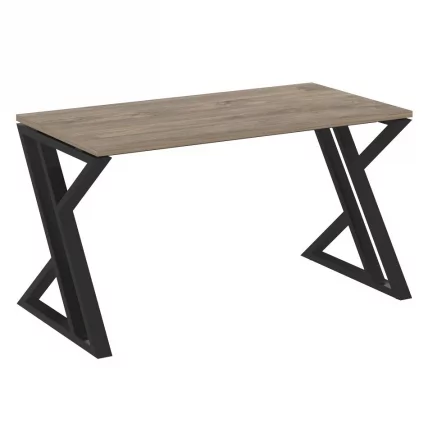 Стол рабочий ЛОФТ ВР.Л-СРЗ-3.7 Металл черный Тиквуд темный / LOFT VR.L-SRZ-3.7_0