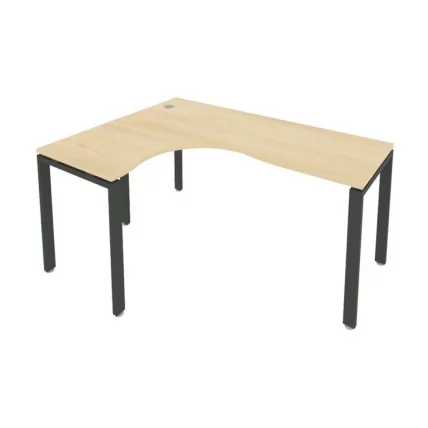 Стол письменный МЕТАЛ СЙСТЕМ БП.СА-4 Л Акация/Антрацит / METAL SYSTEM_0