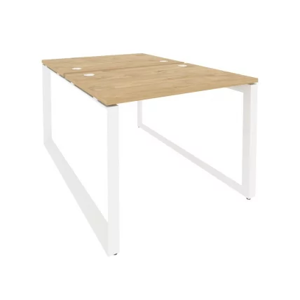 Рабочая станция на О-образном м/к ОНИКС О.МО-Д.РС-2.1.7 Тиквуд Светлый/Белый(копия 254017) / ONIX O.MO-D.RS-2.1.7_0