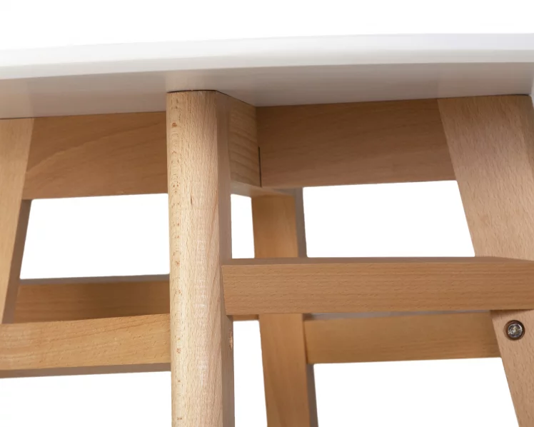 Стол обеденный ДОБРИН АЛБЕРТ 90 Белый / DOBRIN ALBERT_3