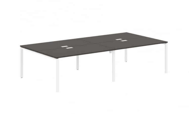 Бенч-система 4-местная ЕДИС ЕУВСТ 3116 Мокко Белый / EDIS EUWST_0