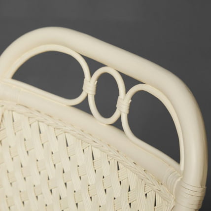 Комплект террасный АНДРЕА (стол кофейный со стеклом + 2 кресла + подушки) ротанг, 64х67х92см / Д60х55, ТCХ Вхите (белый) / ANDREA D60х55, TCH White_2