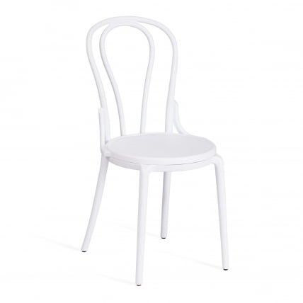 Стул ТХОНЕТ (мод. ПЛ62) пластик, 42 кс 52 кс 89 см, Вхите (Белый) 01 / THONET (mod. PL62) x x White_0