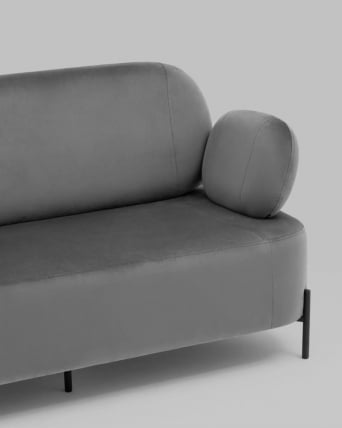 Диван Кэнди велюр Серый_6