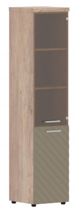 Шкаф колонка комбинированная с топом (правый) Торр ЛУКС ТЛХC 42.2 Р Дуб Каньон Капучино / Torr LUX TLHC R_0
