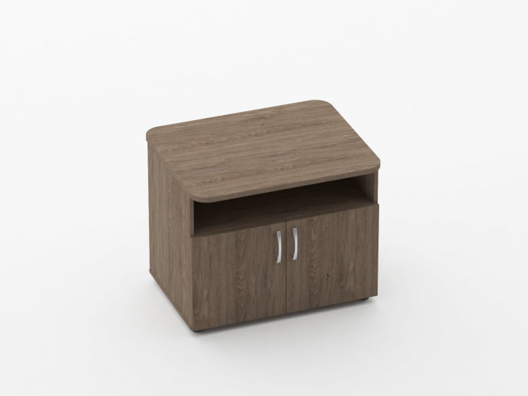 Тумба под оргтехнику Глассй 3.16.10 Дуб Верцаска / Glassy_0