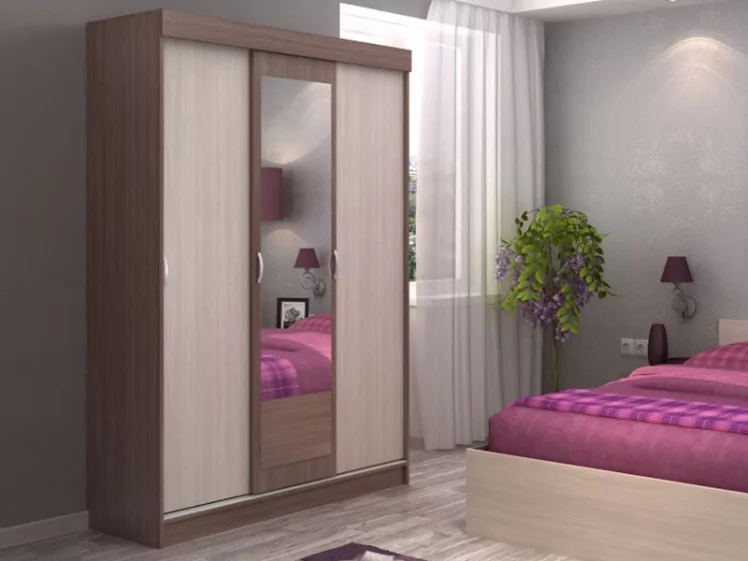 Шкаф-купе Басса ШКК 551 Ясень шимо/дуб сонома_2