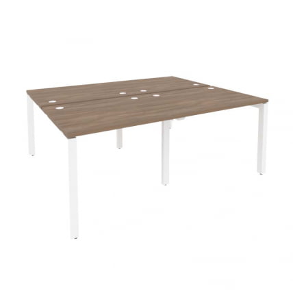 Рабочая станция на П-образном м/к ОНИКС О.МП-Д.РС-4.1.8 Дуб Аризона/Белый / ONIX O.MP-D.RS-4.1.8_0