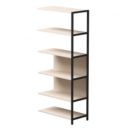 Полустеллаж металлический высокий (приставной) Еверпроф ЕВО 254Н009 Кашемир Черный / Everprof EVO_0