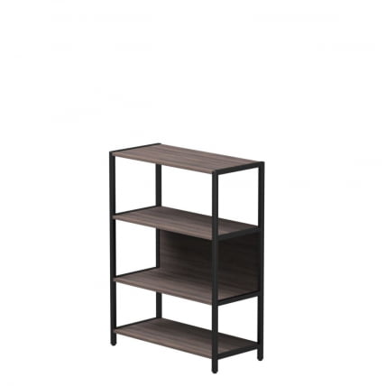 Стеллаж металлический средний Еверпроф ЕВО 254Н010 Дуб Пасадена Черный / Everprof EVO_0