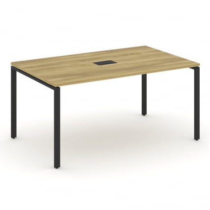 Стол переговорный (1 столешница) CОНCЕПТ CН.ПРГ-014 Дуб Винченцо Черный / CONCEPT CN.PRG-014_0