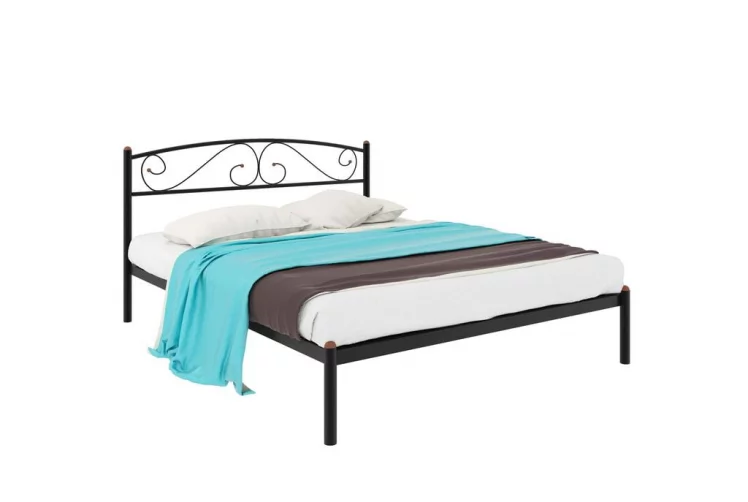 Кровать Вероника 1600х1900 Синяя_0