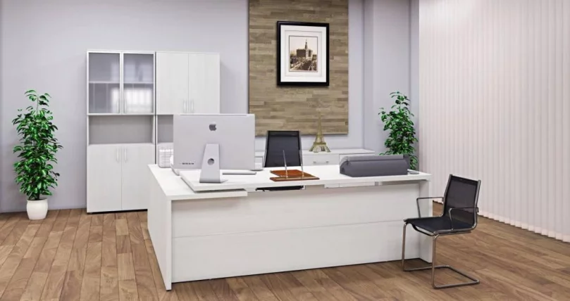 Дверь стекло в раме Лакобел ЙАЛТА ЛТ-С2Р Л вхите / Lacobel YALTA LT-S2R white_4