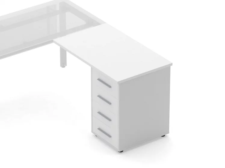 Тумба приставная Дека 9.05.10 Белый / Deka_1