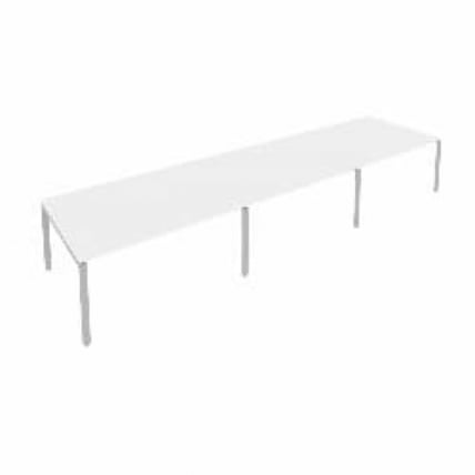 Переговорный стол (3 столешницы) Метал Сйстем Б.ПРГ-3.4 Белый/Серый / Metal System_0