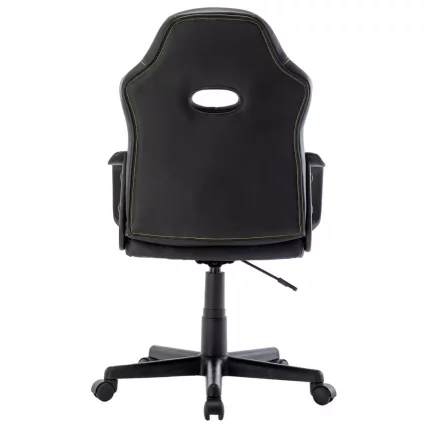 Кресло компьютерное БРАБИКС Стрипе ГМ-202 экокожа Черный-желтый / BRABIX Stripe GM-202_4