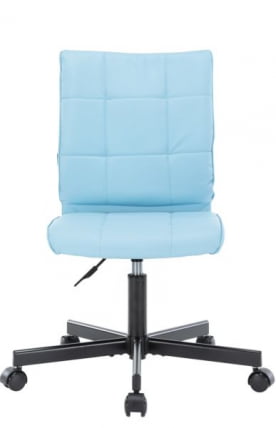 Кресло для персонала Еверпроф ЕП-300 Экокожа Бирюзовый / Everprof EP-300_1