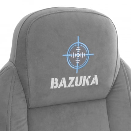Кресло геймерское БАЗУКА металБЛ велюр, серый, 29 / BAZUKA metalBL_10