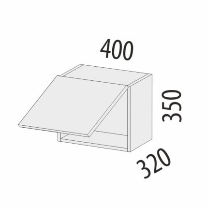 Антресоль (с системой плавного закрывания) Бруклин 101.105.1_4