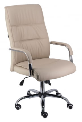 Кресло для руководителя Бонд ТМ экокожа Бежевый / Bond TM_0