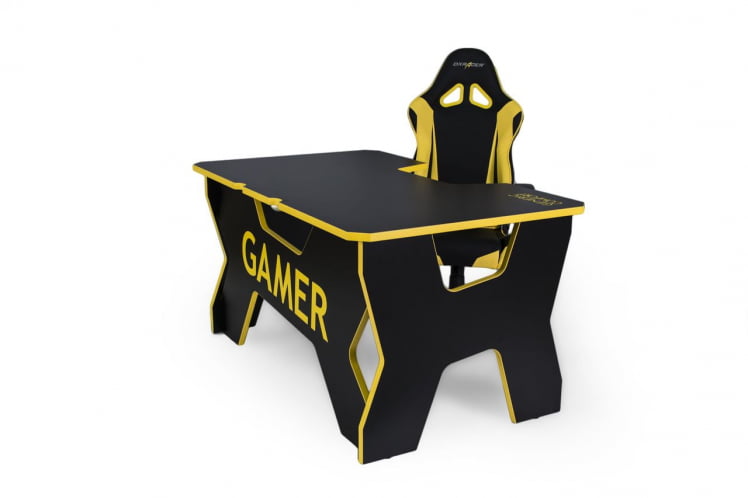 Стол геймерский Генериc Комфорт Гамер2/ДС/НИ Желтый Черный / Generic Comfort Gamer2/DS/NY_5