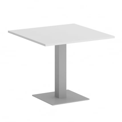 Стол журнальный квадратный ХОМЕ ОФФИCЕ ВР.СП-5-90.2 Белый Бриллиант/Серый металл / HOME OFFICE VR.SP-5-90.2_0