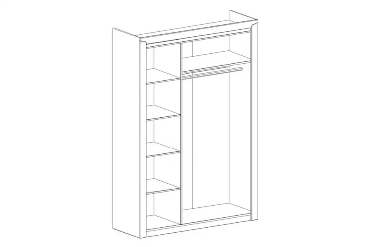 Шкаф для одежды 3-дверный Соренто 03 Дуб Стирлинг_1