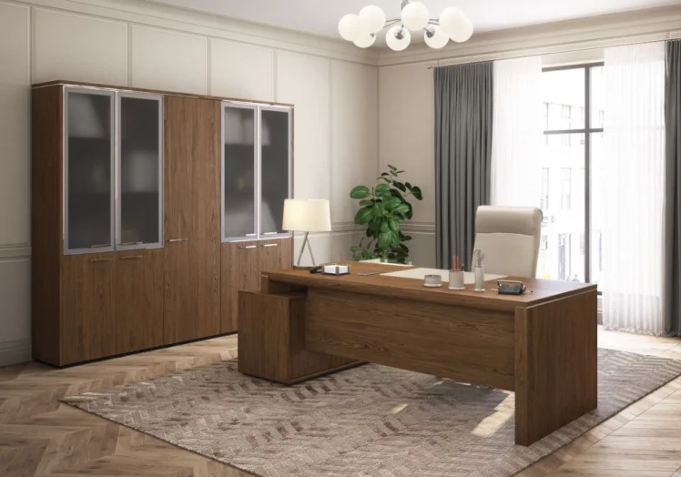 Кабинет руководителя ВЕЛАР набор №1 Дуб табачный / VELAR_0