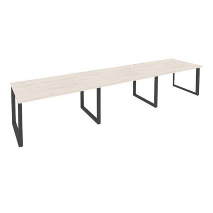 Стол переговорный (3 столешницы) ОНИКС О.МО-ПРГ-3.3 Денвер Светлый/Антрацит / ONIX O.MO-PRG-3.3_0