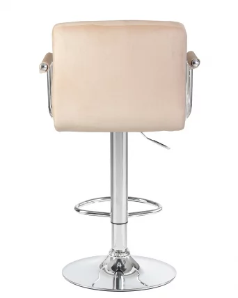 Стул барный ДОБРИН КРУГЕР АРМ Бежевый велюр МДЖ9-10 / DOBRIN KRUGER ARM MJ9-10_4