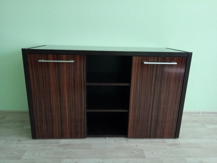 Тумба с фригобаром МТФ 140 Макассар/Венге Магия / MTF_1