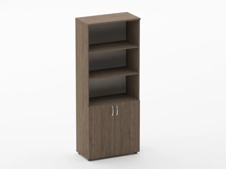 Шкаф высокий полуоткрытый Глассй 6.19.121 Дуб Верцаска / Glassy_0