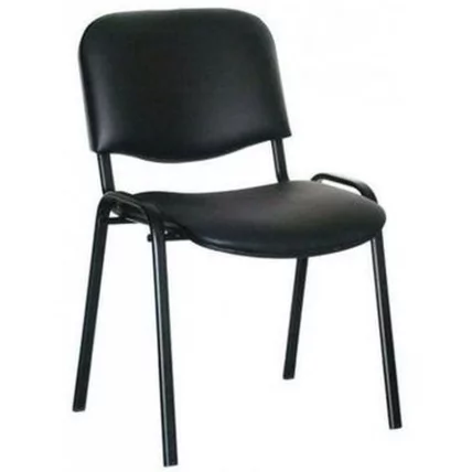 Офисный стул Исо блаcк З11 кожзам / Iso black Z11_0