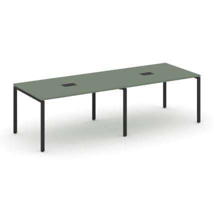 Стол переговорный (2 столешницы) CОНCЕПТ CН.ПРГ-022 Кобо Черный / CONCEPT CN.PRG-022_0