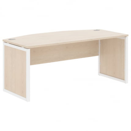 Стол руководителя КСТЕН-КП КСКПЕТ 189 Бук Тиара Белый / XTEN-QP XQPET_0