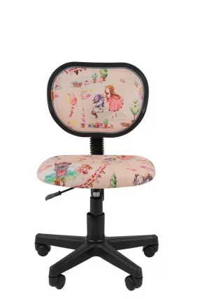 Детское кресло CХАИРМАН ТИН (КИДС) 106 черный пластик Принцессы / CHAIRMAN (KIDS)_1