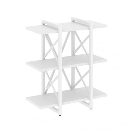 Стеллаж на регулируемых опорах - 3 полки ЛОФТ ВР.Л-МСТ.О-3.4В Металл белый Белый Бриллиант / LOFT VR.L-MST.O-3.4V_0