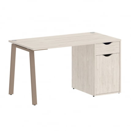 Стол письменный ХОМЕ ОФФИCЕ ВР.СП-3-138.1.А Денвер Светлый/Мокко металл / HOME OFFICE VR.SP-3-138.1.A_0