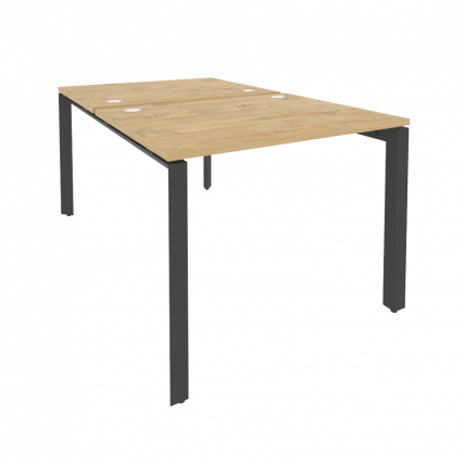 Рабочая станция на П-образном м/к ОНИКС О.МП-Д.РС-2.1.8 Тиквуд Светлый/Антрацит / ONIX O.MP-D.RS-2.1.8_0