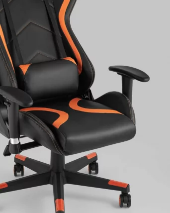 Игровое кресло ТопЧаирс Кайенне Оранжевое / TopChairs Cayenne_5