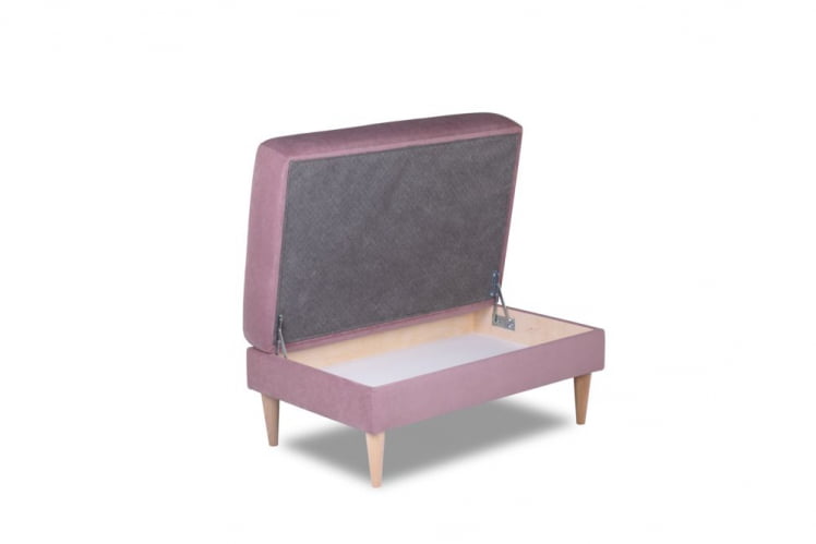 Пуф прямоугольный с ящиком CХАИРМАН ЛАРС (П) ткань велюр Формула 392 / CHAIRMAN Formula_3