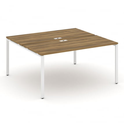 Рабочая станция двухсторонняя на 2 места CОНCЕПТ CН.ДРС-004 Сандал Янтарный Белый / CONCEPT CN.DRS-004_0