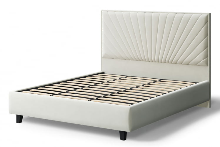 Кровать Леона, 2000кс1600мм, серо-белый / 2000x1600мм,_2