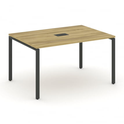 Стол переговорный (1 столешница) CОНCЕПТ CН.ПРГ-013 Дуб Винченцо Антрацит / CONCEPT CN.PRG-013_0