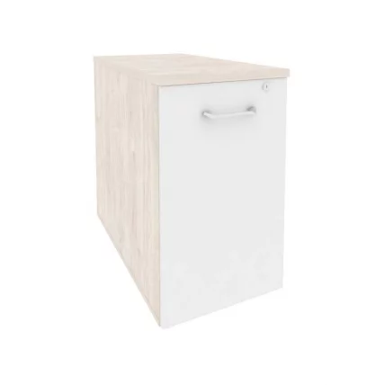Тумба низкая выдвижная приставная / опорная ОНИКС О.ВТПО-1.8 Денвер Светлый/Белый / ONIX O.VTPO-1.8_0