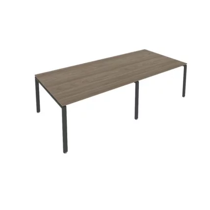 Переговорный стол (2 столешницы) Метал Сйстем Б.ПРГ-2.3 Вяз/Антрацит / Metal System_0