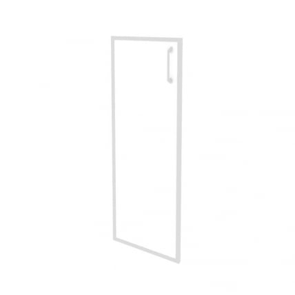 Фасад стекло в раме средний левый (лакобель, белый) ОНИКС О.СР-2(Л) вхите / ONIX O.SR-2(L) white_0