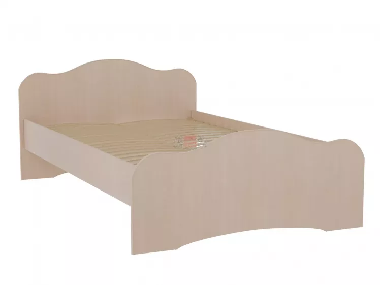 Кровать Фант двойная 1600кс2000 мм Млечный дуб / 1600x2000_0