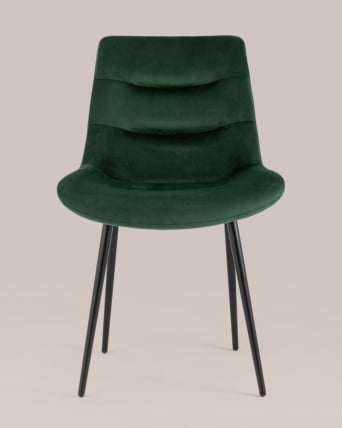 Стул Остин велюр Зеленый_1