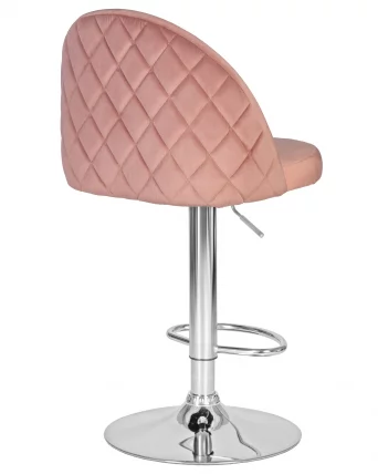 Стул барный ДОБРИН МИЛАНА Пудрово-розовый велюр МДЖ9-32 / DOBRIN MILANA MJ9-32_3